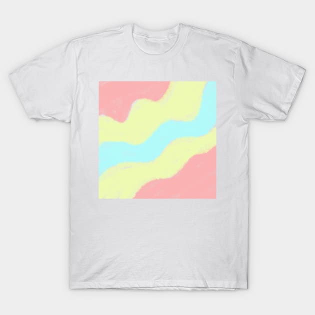 Orange green yellow watercolor abstract art T-Shirt by Artistic_st